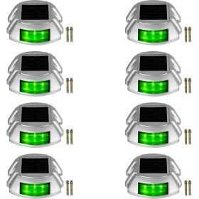Driveway Lights, 8-Pack Solar Driveway Lights with Switch Button, Solar Deck Lights Waterproof