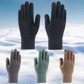 Men Winter Gloves Imitation cashmere Two Layer Causal Adult Gloves Male Mitten Thicken Wool Cashmere Autumn (Color: 4 Pairs, Gloves Size: One Size)